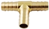 1/2 Hose Brass Barbed Tee
