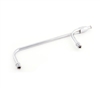 3/8" Dual Inlet 4160 Fuel Line Chrome