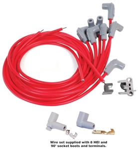MSD Super Conductor Spark Plug Wire Set 8 Cyl 90Â° Plug