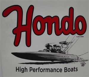 Hondo Boats T-Shirt white