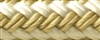 Double Braid Dock Line 3/8 X 25' Gold/White