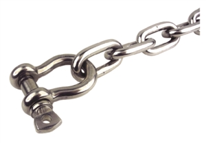 Stainless Steel Anchor Lead Chain 1/4" X 4ft