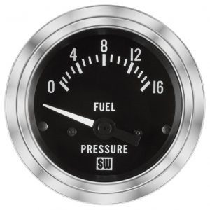 2-1/16" SW Deluxe Fuel Pressure Gauge 0 to 16