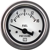 2-1/16" SW Deluxe Fuel Pressure Gauge 0 to 16 White