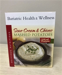 Sour Cream & Chives Mashed Potatoes meal bariatric diet protein healthy light entree