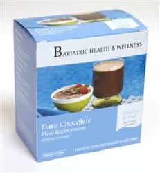 dark chocolate pudding shake mix protein low calorie diet food bariatric snack dessert