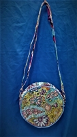 Canvas Round Purses with zippers