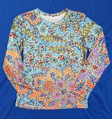 Long Sleeve Top - Two Lotus Flowers