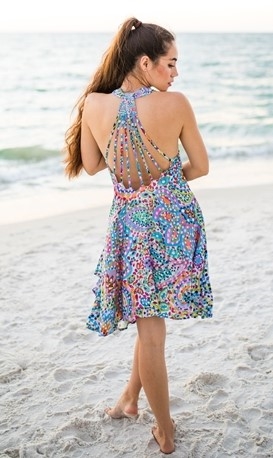 Open Back Summer Sun Dress