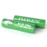 IMREN green 18650 Flat Top Battery 2 Pack $14.15 -Ejuice Connect online vape shop