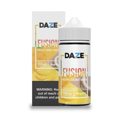 7 Daze Fusion Pineapple Coconut Banana TFN 100ml $12.99