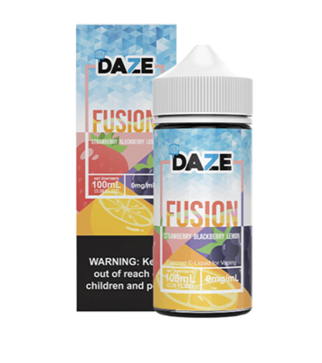 7 Daze Fusion Strawberry Blackberry Lemon Iced TFN 100ml EJuice