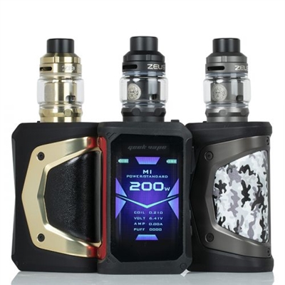 Geek Vape Aegis X 200W Mod W/ ZEUS Tank Starter Kit $59.99 -Ejuice Connect online vape shop