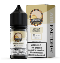 Air Factory Salt Vanilla Crumble 30ml E-juice Ejuice Connect online vape store