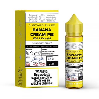 Banana Cream Pie - Glas Basix Series E-Liquid 60ml - $11.99 -Ejuice Connect online vape shop
