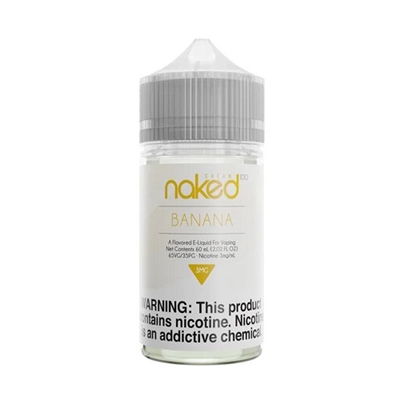 Banana by Naked 100 Cream 100 E-liquid - 60ml (Go Nanas) $11.99 -Ejuice Connect online vape shop