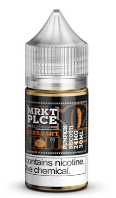 MRKT PLCE BKRS BSKT Pumpkin Biscotti Salt Nic 30ml ejuice