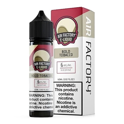 Bold Tobacco by Air Factory Ejuice 60mL $9.99