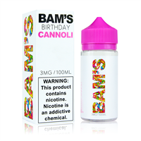 Bam's Birthday Cannoli ELiquid - 100ml - $12.95 - E-juice Connect