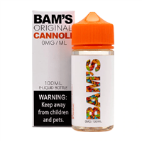 Bam's Original Cannoli E-Liquid - 100ml - $12.95 -Ejuice Connect online vape shop