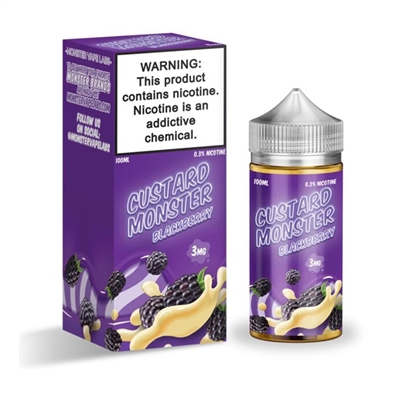 Blackberry Custard Monster by Monster Vape Labs - 100ml - $11.99 -Ejuice Connect online vape shop