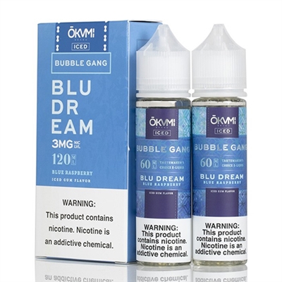 Blu Dream Iced by Okami Bubble Gang - 120ml $12.99 -Ejuice Connect online vape shop