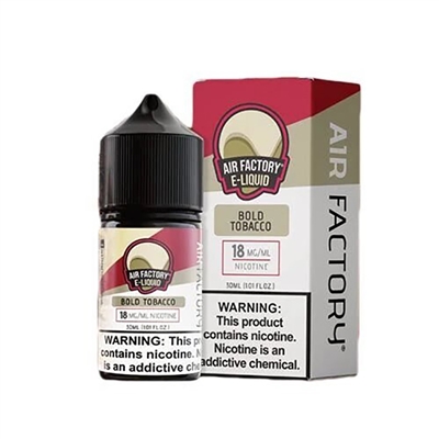 Bold Tobacco by Air Factory SALT E-Liquid - 30ml - $11.99 -Ejuice Connect online vape shop