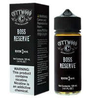 Boss Reserve by Cuttwood Vapor 120ml - Lowest Price Online  - E Juice Connect