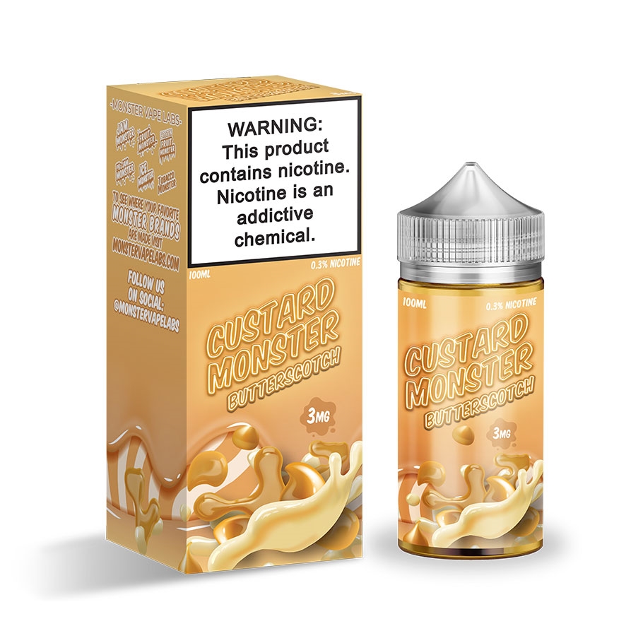 Butterscotch Custard Monster by Monster Vape Labs 100ml Ejuice