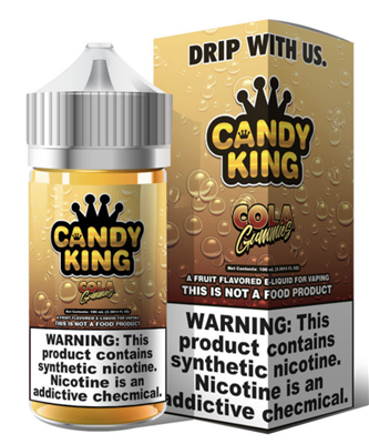Candy King Cola Gummies 100ml ejuice $11.99