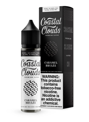 Caramel Brulee 60ml EJuice by Coastal Clouds e-liquids. $11.99