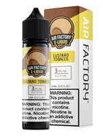 Custard Tobacco by Air Factory E-Liquid 60mL $11.99 -Ejuice Connect online vape shop