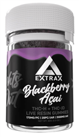 Delta Extrax Lights Out Blend Gummies - Blackberry Acai