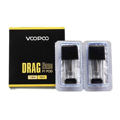 VooPoo Drag Nano P1 Replacement Pod Cartridges - 2 PK - $6.95 - Ejuice Connect online vape shop