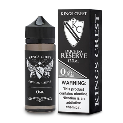 Duchess Reserve by King's Crest 120mL Vape Liquid $11.99 -Ejuice Connect online vape shop