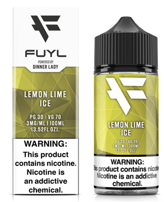 FUYL 100ml by Dinner Lady - Lemon Lime Ice