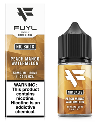 FUYL 30ml Salt by Dinner Lady - Peach Mango Watermelon