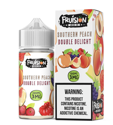 Fruision Southern Peach Double Delight 100ml vape juice