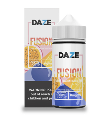 7 Daze Fusion Lemon Passionfruit Blueberry TFN 100ml $10.99