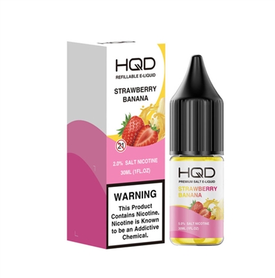 HQD Strawberry Banana 30ml Salt E-Juice