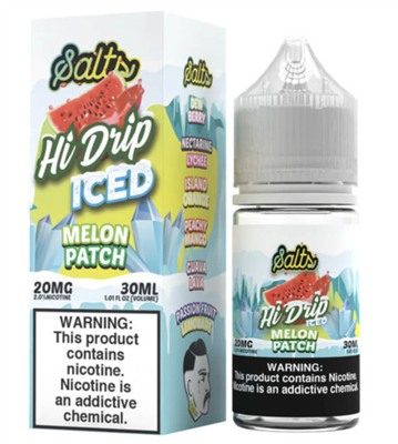 Hi-Drip Salts Iced Melon Patch 30ml e-liquid