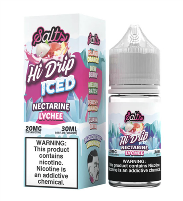 Hi Drip Salts Iced Nectarine Lychee 30ml