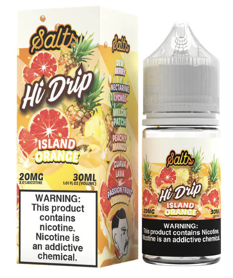 Hi-Drip Salts Island Orange 30ml e-liquid