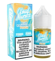 Cloud Nurdz Salts Iced Peach Blue Razz 30ml E-Juice by