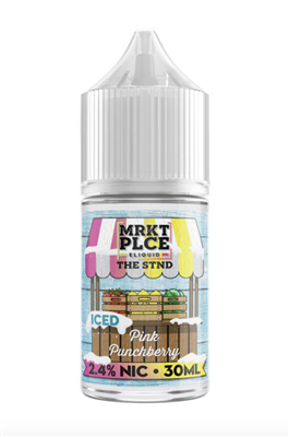 MRKT PLCE The Stnd Iced Pink Punchberry Salt Nic 30ml ejuice