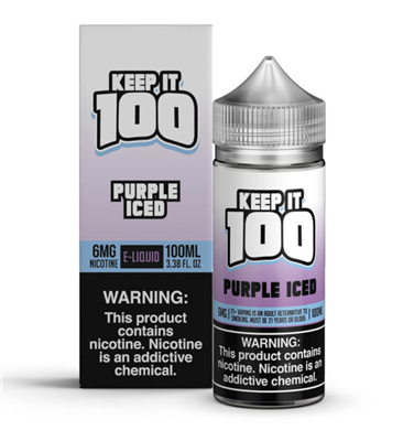 Keep it 100 Purple Iced syn Nic 100ml $11.99