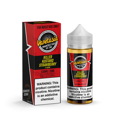 Killer Kustard Strawberry by Vapetasia E-Liquid 100mL $11.99 E-Liquid -Ejuice Connect online vape shop