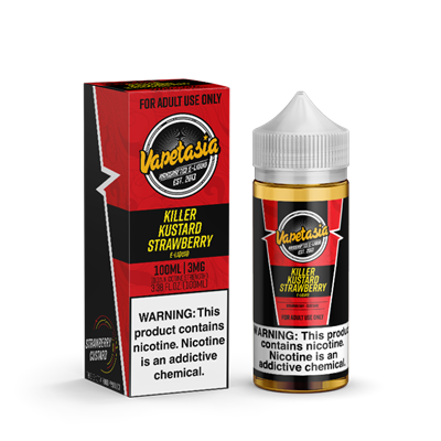 Killer Kustard Strawberry by Vapetasia E-Liquid 100mL $11.99 E-Liquid -Ejuice Connect online vape shop