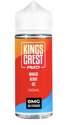 King's Crest Fruits Mango Berry Ice 120ml ejuice $11.99