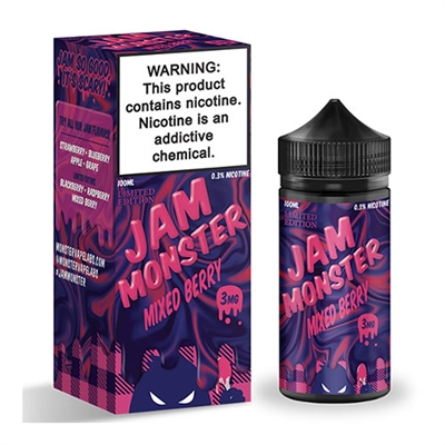 Jam Monster Mixed Berry (Limited Edition) 100mL $10.99 Vape -Ejuice Connect online vape shop
